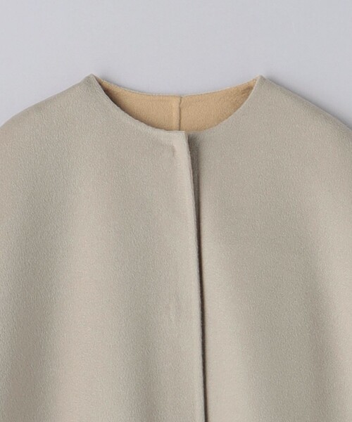 UNITED ARROWS（ユナイテッドアローズ）の「カシミヤ リバー ケープ（ポンチョ・レディース・ベージュ・38/36）」の16枚目の写真