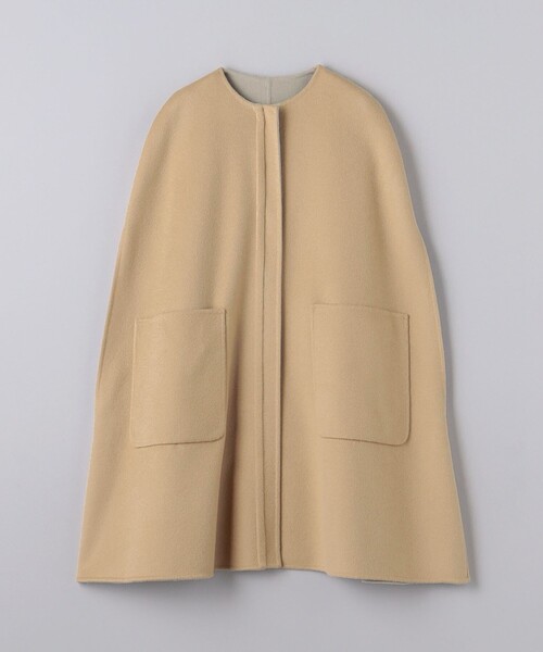 UNITED ARROWS（ユナイテッドアローズ）の「カシミヤ リバー ケープ（ポンチョ・レディース・ベージュ・38/36）」の20枚目の写真