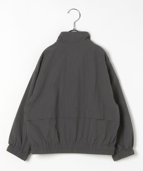 LEPSIM（レプシィム）の「【KIDS】ナイロンZIPブルゾン　283662（ブルゾン・キッズ・チャコールグレー/アイボリー・130）」の3枚目の写真