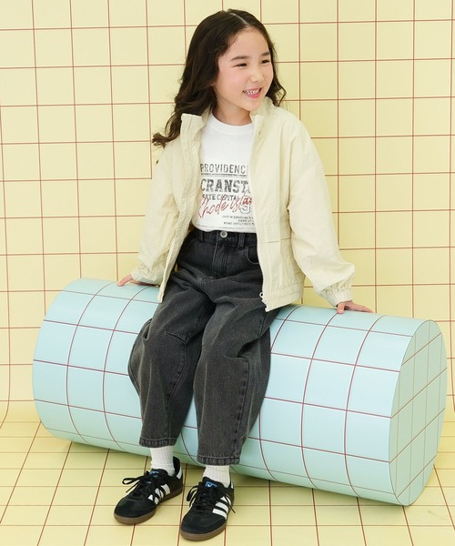 LEPSIM（レプシィム）の「【KIDS】ナイロンZIPブルゾン　283662（ブルゾン・キッズ・チャコールグレー/アイボリー・130）」の16枚目の写真