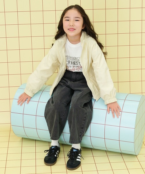 LEPSIM（レプシィム）の「【KIDS】ナイロンZIPブルゾン　283662（ブルゾン・キッズ・チャコールグレー/アイボリー・130）」の17枚目の写真