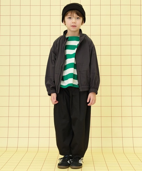 LEPSIM（レプシィム）の「【KIDS】ナイロンZIPブルゾン　283662（ブルゾン・キッズ・チャコールグレー/アイボリー・130）」の20枚目の写真