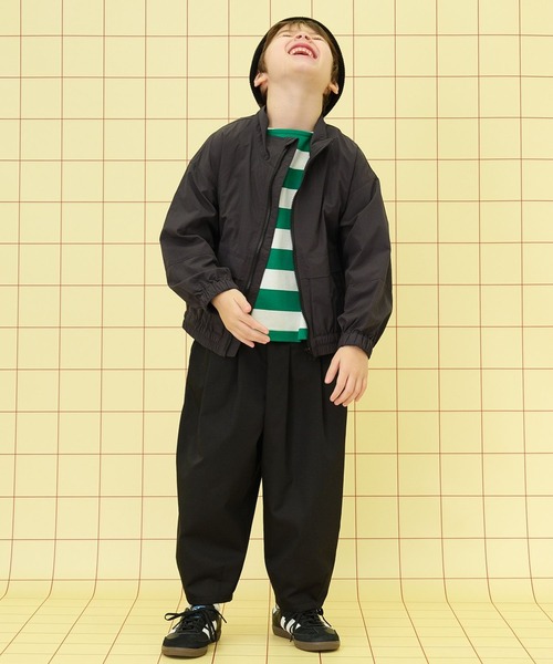 LEPSIM（レプシィム）の「【KIDS】ナイロンZIPブルゾン　283662（ブルゾン・キッズ・チャコールグレー/アイボリー・130）」の21枚目の写真