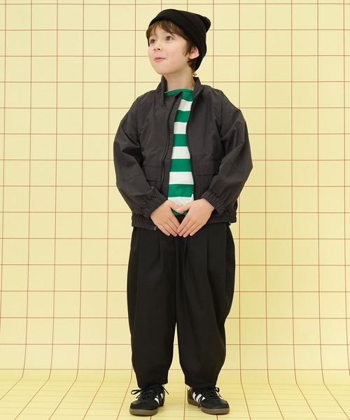 LEPSIM（レプシィム）の「【KIDS】ナイロンZIPブルゾン　283662（ブルゾン・キッズ・チャコールグレー/アイボリー・130）」の22枚目の写真