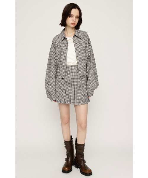 SLY(スライ)の「【セットアップ可】FRONT PLEATS S/SK フロント プリーツ ショートスカート ミニスカート 春服(スカート・レディース・マルチ/ネイビー/ベージュ・1/0)」の18枚目の写真