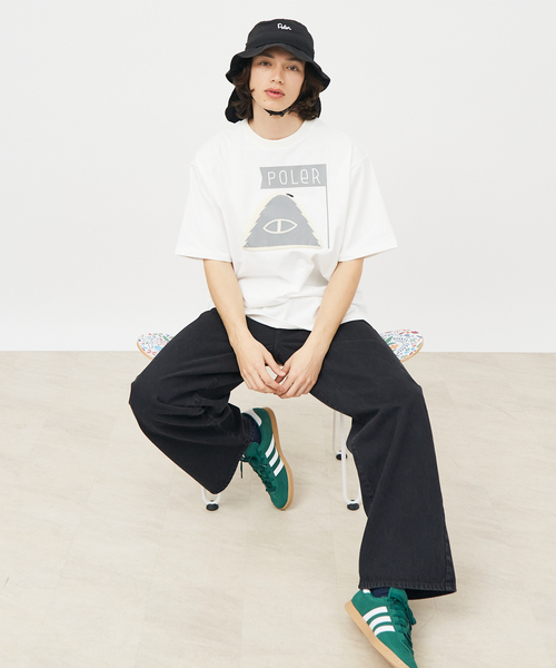 POLeR(ポーラー)の「【POLeR/ポーラー】SUMMIT POKCKET TEE/フロントポケットTシャツ(Tシャツ/カットソー・メンズ・ブラック/ホワイト・M/L/XL)」の3枚目の写真