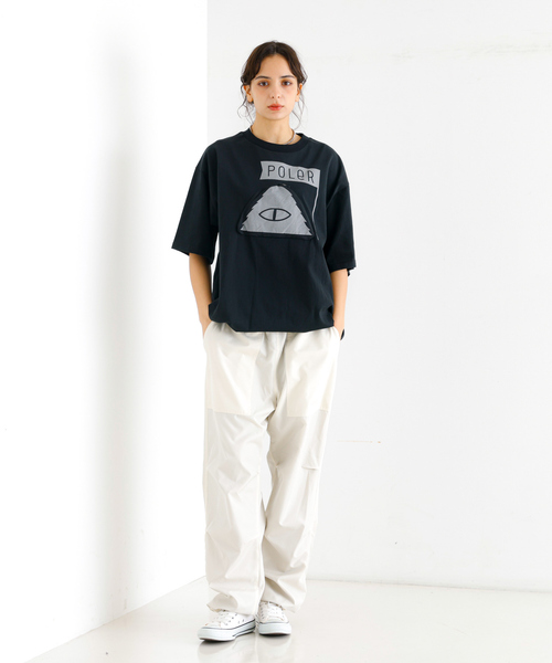 POLeR(ポーラー)の「【POLeR/ポーラー】SUMMIT POKCKET TEE/フロントポケットTシャツ(Tシャツ/カットソー・メンズ・ブラック/ホワイト・M/L/XL)」の4枚目の写真