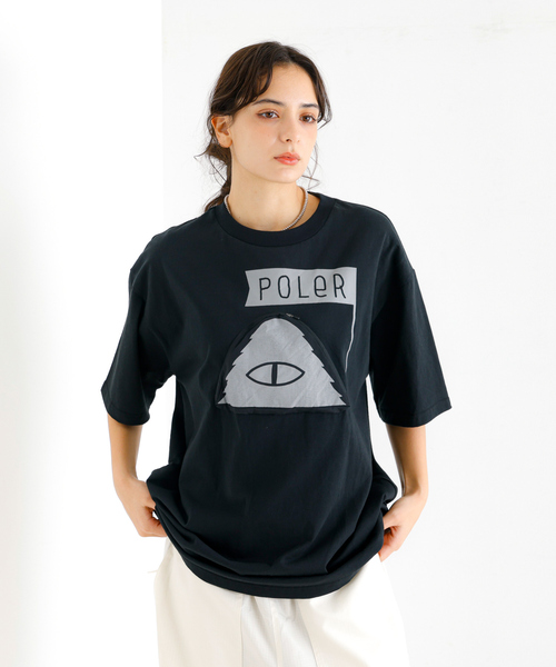 POLeR(ポーラー)の「【POLeR/ポーラー】SUMMIT POKCKET TEE/フロントポケットTシャツ(Tシャツ/カットソー・メンズ・ブラック/ホワイト・M/L/XL)」の5枚目の写真