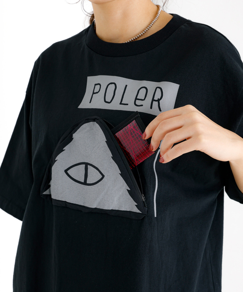 POLeR(ポーラー)の「【POLeR/ポーラー】SUMMIT POKCKET TEE/フロントポケットTシャツ(Tシャツ/カットソー・メンズ・ブラック/ホワイト・M/L/XL)」の11枚目の写真