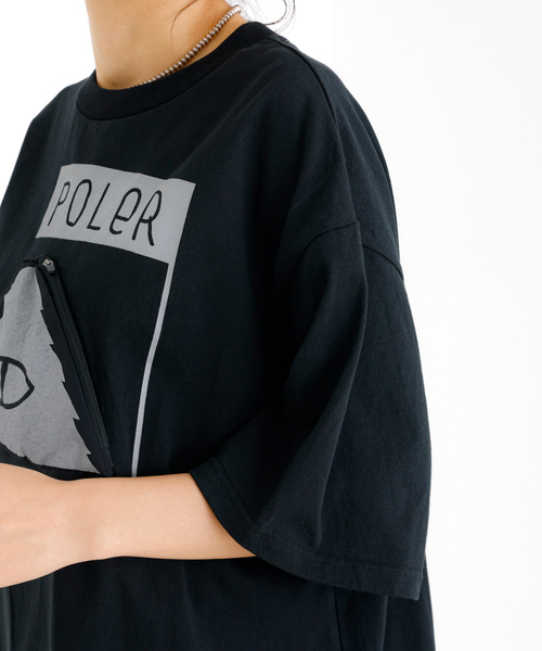POLeR(ポーラー)の「【POLeR/ポーラー】SUMMIT POKCKET TEE/フロントポケットTシャツ(Tシャツ/カットソー・メンズ・ブラック/ホワイト・M/L/XL)」の12枚目の写真