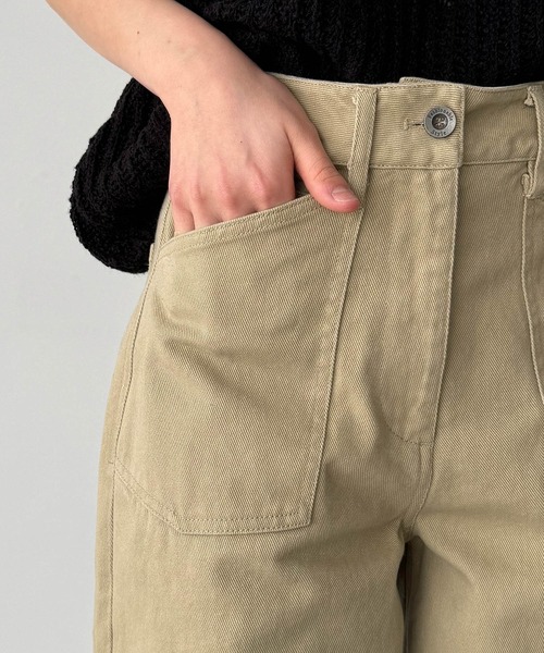 CANAL JEAN（キャナルジーン）の「El mar　ツイルベイカーパンツ（その他パンツ・レディース・ベージュ・SMALL/MEDIUM）」の9枚目の写真