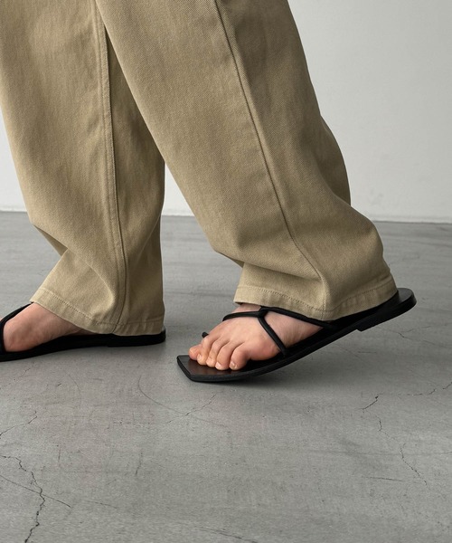 CANAL JEAN（キャナルジーン）の「El mar　ツイルベイカーパンツ（その他パンツ・レディース・ベージュ・SMALL/MEDIUM）」の11枚目の写真