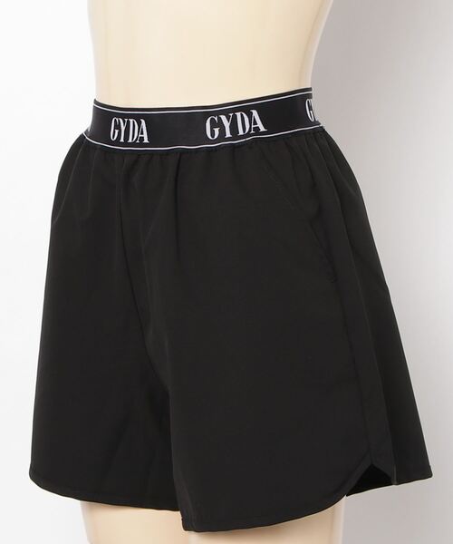GYDA(ジェイダ)の「GYDA/ジェイダ UVケア機能付/ショートパンツ/ロゴテープ 404570(水着・レディース・ブラック・M/L)」の7枚目の写真