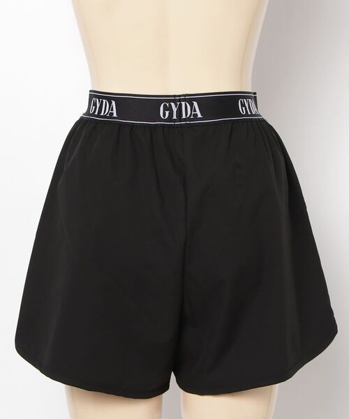 GYDA(ジェイダ)の「GYDA/ジェイダ UVケア機能付/ショートパンツ/ロゴテープ 404570(水着・レディース・ブラック・M/L)」の8枚目の写真