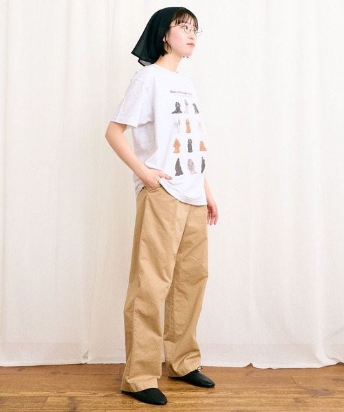 fig Ｌondon（フィグロンドン）の「CHINO pants（チノパンツ・レディース・ベージュ/アイボリー・FREE）」の18枚目の写真