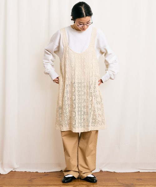 fig Ｌondon（フィグロンドン）の「CHINO pants（チノパンツ・レディース・ベージュ/アイボリー・FREE）」の22枚目の写真