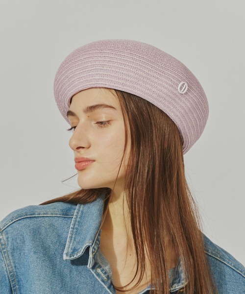 即購入可　新品未使用　Chapeau d’ O シャポードオー　ベレー帽　夏 Chapeau d' O 帽子 ベレー帽 EMB Sheer Beret / シャポードオー