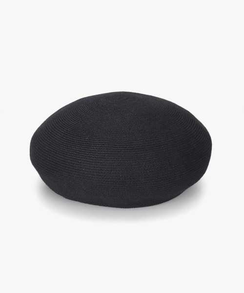 Chapeau d' O(シャポードオー)の「Chapeau d' O Lame Silk Braid Beret / シャポードオー(ハンチング/ベレー帽・レディース・ブラック/ライトベージュ/ピンク/ベージュ・M/57.5cm)」の9枚目の写真