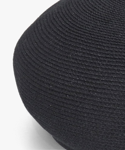 Chapeau d' O(シャポードオー)の「Chapeau d' O Lame Silk Braid Beret / シャポードオー(ハンチング/ベレー帽・レディース・ブラック/ライトベージュ/ピンク/ベージュ・M/57.5cm)」の11枚目の写真