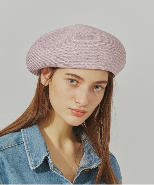 セール】Chapeau d' O Lame Silk Braid Beret / シャポードオー