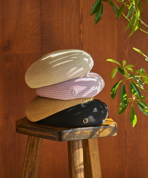 美品 Chapeau d'O ベレー帽シルク69％ 春夏用 ベレー帽（春夏用）｜シルクのブルムン