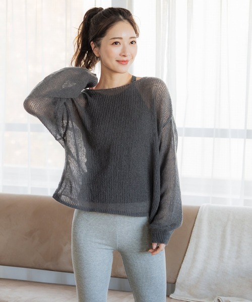 jaded london シアーニット　メッシュニット　トップス jaded london シアーニット メッシュニット トップス ニット
