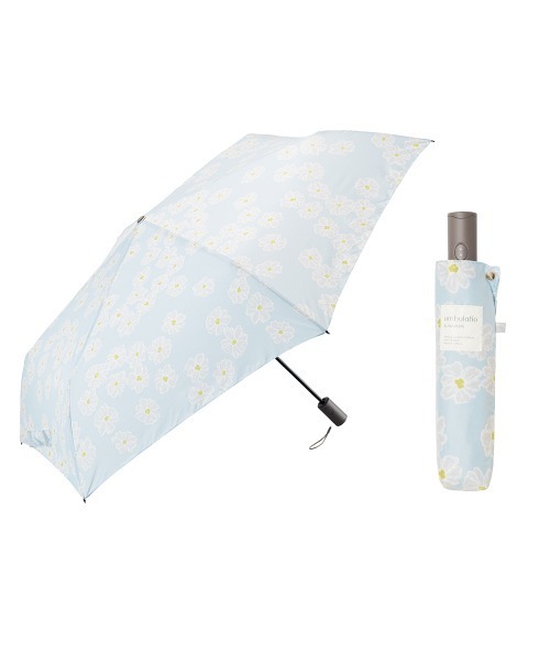 umbulatio(アンブラティオ)の「umbulatio カルオート 折 55cm 自動開閉 雨傘(折りたたみ傘・レディース・モカ/ベージュ/ライトブルー/ピンク/ダークパープル/ダークネイビー・FREE)」の4枚目の写真