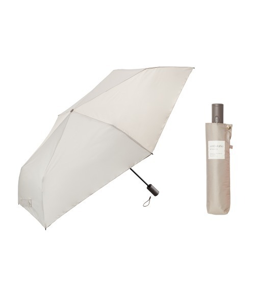 umbulatio(アンブラティオ)の「umbulatio カルオート 折 55cm 自動開閉 雨傘(折りたたみ傘・レディース・モカ/ベージュ/ライトブルー/ピンク/ダークパープル/ダークネイビー・FREE)」の2枚目の写真