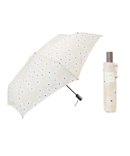 umbulatio(アンブラティオ)の「umbulatio カルオート 折 55cm 自動開閉 雨傘(折りたたみ傘・レディース・モカ/ベージュ/ライトブルー/ピンク/ダークパープル/ダークネイビー・FREE)」の21枚目の写真