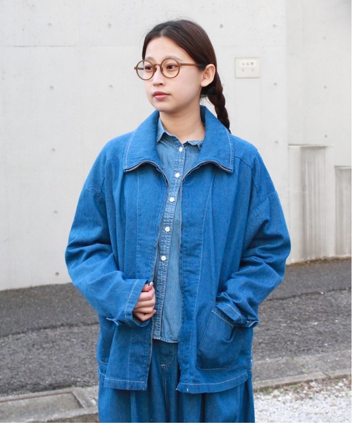HARVESTY / ハーベスティー NEP DENIM SWING TOP JACKET ネップ デニム 
