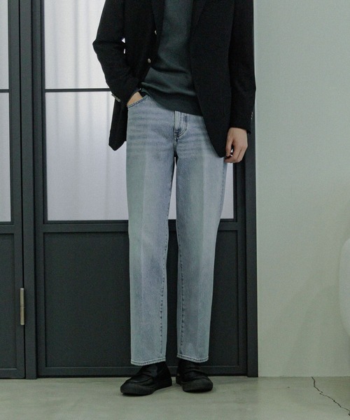 GLOBAL WORK(グローバルワーク)の「5Pデニム/Salon de GW/289762(デニムパンツ・メンズ・ホワイト/ダークインディゴブルー/ライトインディゴブルー/インディゴブルー/ブラック・SMALL/MEDIUM/LARGE/X-LARGE)」の9枚目の写真