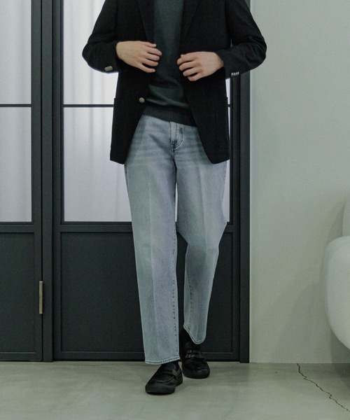 GLOBAL WORK(グローバルワーク)の「5Pデニム/Salon de GW/289762(デニムパンツ・メンズ・ホワイト/ダークインディゴブルー/ライトインディゴブルー/インディゴブルー/ブラック・SMALL/MEDIUM/LARGE/X-LARGE)」の10枚目の写真