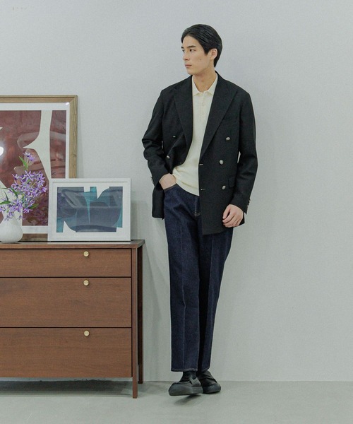 GLOBAL WORK(グローバルワーク)の「5Pデニム/Salon de GW/289762(デニムパンツ・メンズ・ホワイト/ダークインディゴブルー/ライトインディゴブルー/インディゴブルー/ブラック・SMALL/MEDIUM/LARGE/X-LARGE)」の12枚目の写真