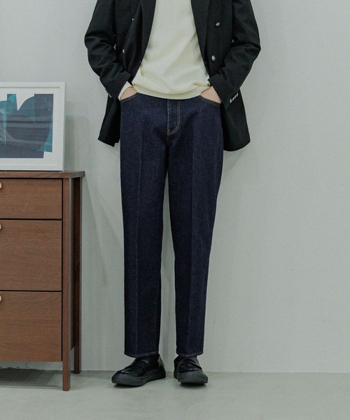 GLOBAL WORK(グローバルワーク)の「5Pデニム/Salon de GW/289762(デニムパンツ・メンズ・ホワイト/ダークインディゴブルー/ライトインディゴブルー/インディゴブルー/ブラック・SMALL/MEDIUM/LARGE/X-LARGE)」の13枚目の写真