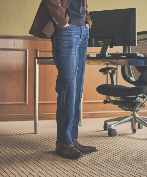 GLOBAL WORK(グローバルワーク)の「5Pデニム/Salon de GW/289762(デニムパンツ・メンズ・ホワイト/ダークインディゴブルー/ライトインディゴブルー/インディゴブルー/ブラック・SMALL/MEDIUM/LARGE/X-LARGE)」の20枚目の写真