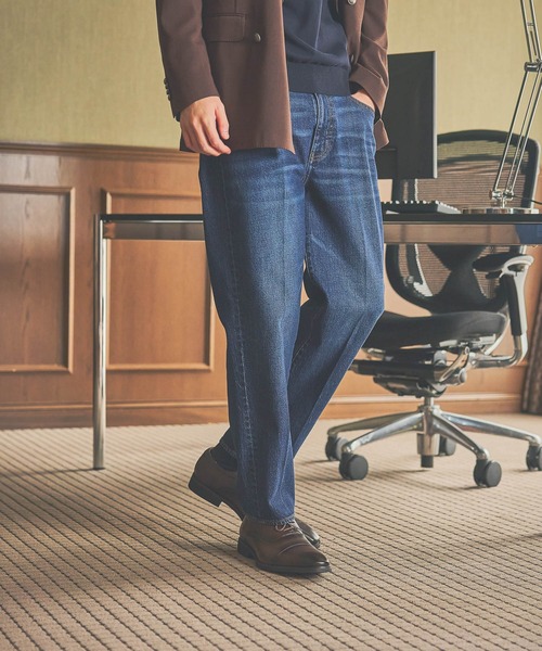 GLOBAL WORK(グローバルワーク)の「5Pデニム/Salon de GW/289762(デニムパンツ・メンズ・ホワイト/ダークインディゴブルー/ライトインディゴブルー/インディゴブルー/ブラック・SMALL/MEDIUM/LARGE/X-LARGE)」の21枚目の写真