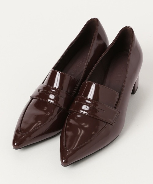 A part by（アパートバイ）の「ポインテッドトゥローファーパンプス（パンプス・レディース・ブラック/ブラウン・LARGE/MEDIUM）」の7枚目の写真