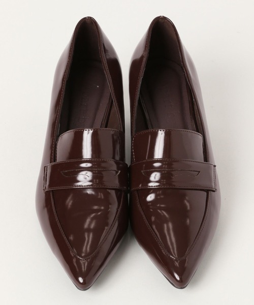 A part by（アパートバイ）の「ポインテッドトゥローファーパンプス（パンプス・レディース・ブラック/ブラウン・LARGE/MEDIUM）」の8枚目の写真