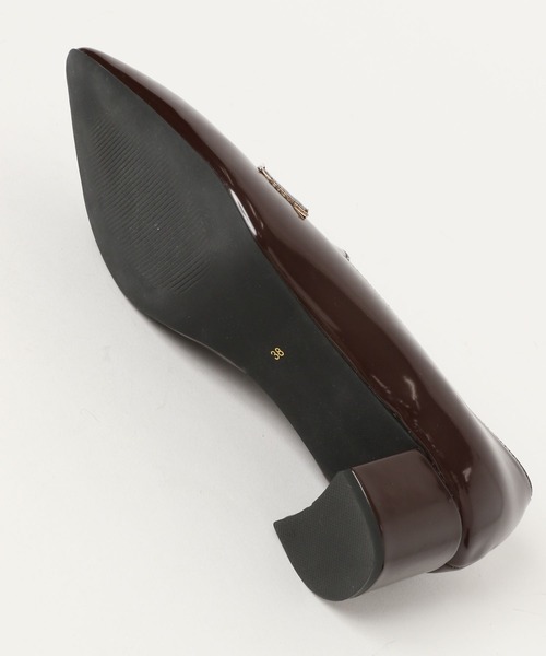 A part by（アパートバイ）の「ポインテッドトゥローファーパンプス（パンプス・レディース・ブラック/ブラウン・LARGE/MEDIUM）」の14枚目の写真