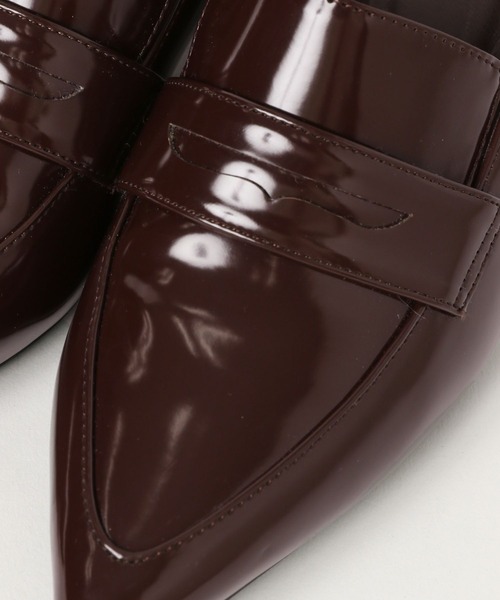 A part by（アパートバイ）の「ポインテッドトゥローファーパンプス（パンプス・レディース・ブラック/ブラウン・LARGE/MEDIUM）」の15枚目の写真