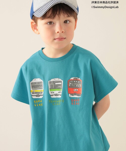 電車デザインTシャツ 9枚セット 110-130 JR フロント トレイン Tシャツ 2025SS (90～150cm)（Tシャツ
