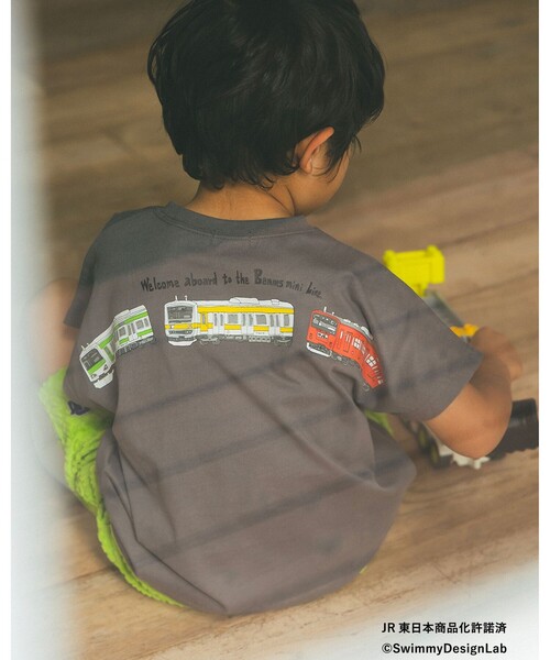 BEAMS mini(ビームスミニ)の「JR フロント トレイン Tシャツ 2025SS (90~150cm)(Tシャツ/カットソー・キッズ・オレンジ/ロイヤルブルー/チャコールグレー/ホワイト系その他5・90/100/110/120/140/150/130)」の11枚目の写真