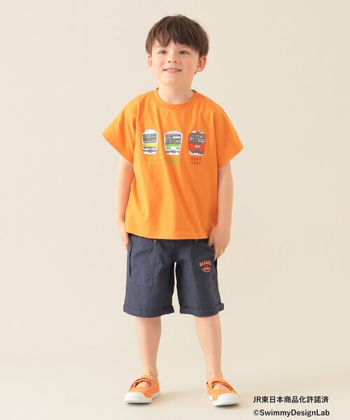 BEAMS mini(ビームスミニ)の「JR フロント トレイン Tシャツ 2025SS (90~150cm)(Tシャツ/カットソー・キッズ・オレンジ/ロイヤルブルー/チャコールグレー/ホワイト系その他5・90/100/110/120/140/150/130)」の14枚目の写真