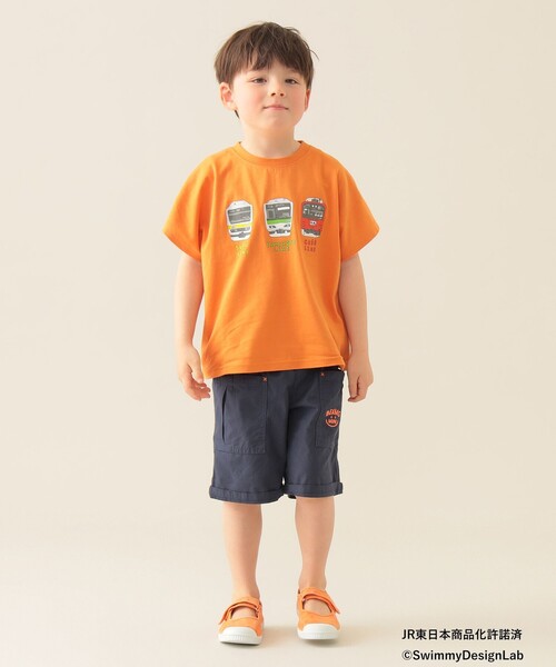 BEAMS mini(ビームスミニ)の「JR フロント トレイン Tシャツ 2025SS (90~150cm)(Tシャツ/カットソー・キッズ・オレンジ/ロイヤルブルー/チャコールグレー/ホワイト系その他5・90/100/110/120/140/150/130)」の15枚目の写真