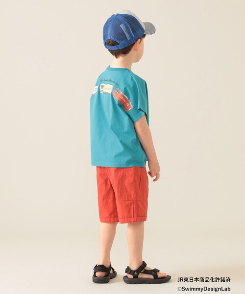 BEAMS mini(ビームスミニ)の「JR フロント トレイン Tシャツ 2025SS (90~150cm)(Tシャツ/カットソー・キッズ・オレンジ/ロイヤルブルー/チャコールグレー/ホワイト系その他5・90/100/110/120/140/150/130)」の21枚目の写真
