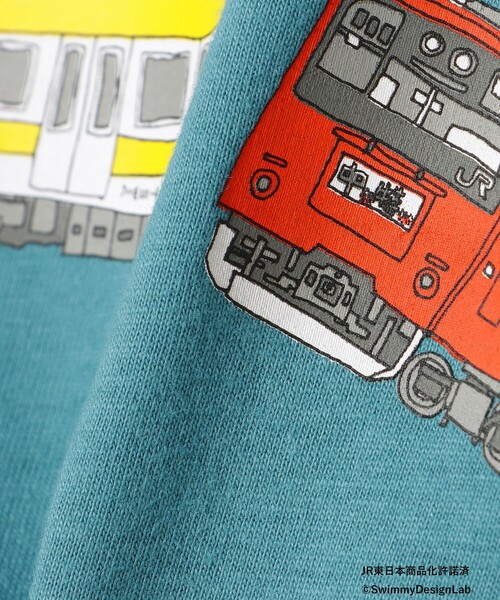 BEAMS mini(ビームスミニ)の「JR フロント トレイン Tシャツ 2025SS (90~150cm)(Tシャツ/カットソー・キッズ・オレンジ/ロイヤルブルー/チャコールグレー/ホワイト系その他5・90/100/110/120/140/150/130)」の7枚目の写真