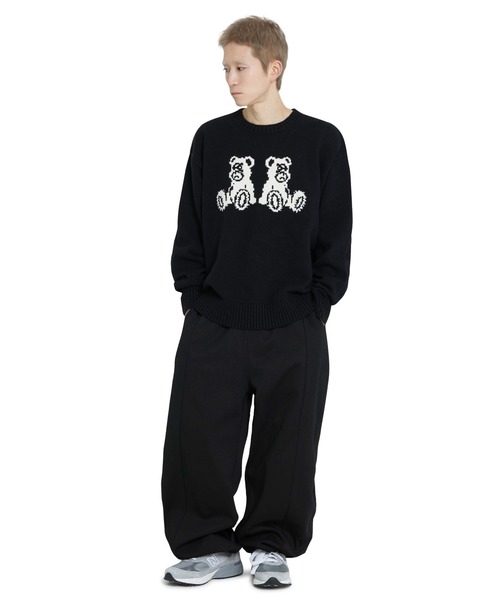 OY(オーワイ)の「『OY/オーワイ』 SEATED ODOLLY KNIT/シーティドオードリーニット(ニット/セーター・レディース・ブラック/アイボリー・L/M)」の5枚目の写真