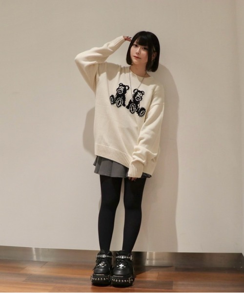 ニット セーター 「OY/オーワイ」 SEATED ODOLLY KNIT/シーティドオードリーニット レディース メンズ OY/オーワイ』 SEATED ODOLLY KNIT/シーティドオードリーニット