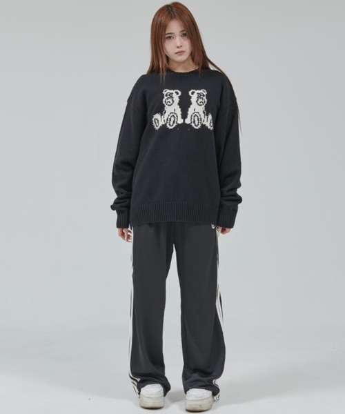 OY(オーワイ)の「『OY/オーワイ』 SEATED ODOLLY KNIT/シーティドオードリーニット(ニット/セーター・レディース・ブラック/アイボリー・L/M)」の20枚目の写真