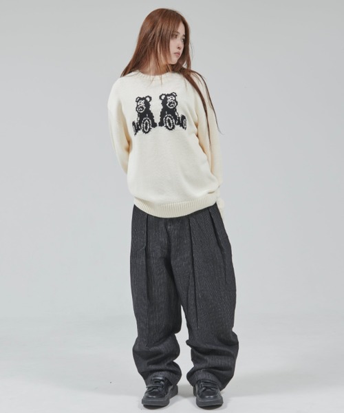 ニット セーター 「OY/オーワイ」 SEATED ODOLLY KNIT/シーティドオードリーニット レディース メンズ OY/オーワイ』 SEATED ODOLLY KNIT/シーティドオードリーニット